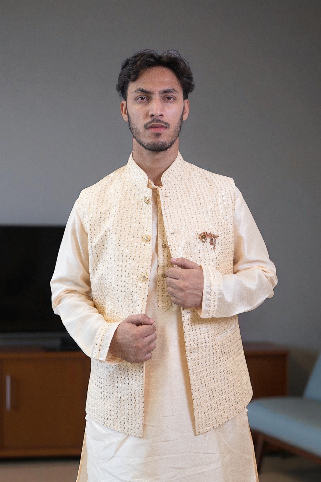 Jacket Kurta for Groom