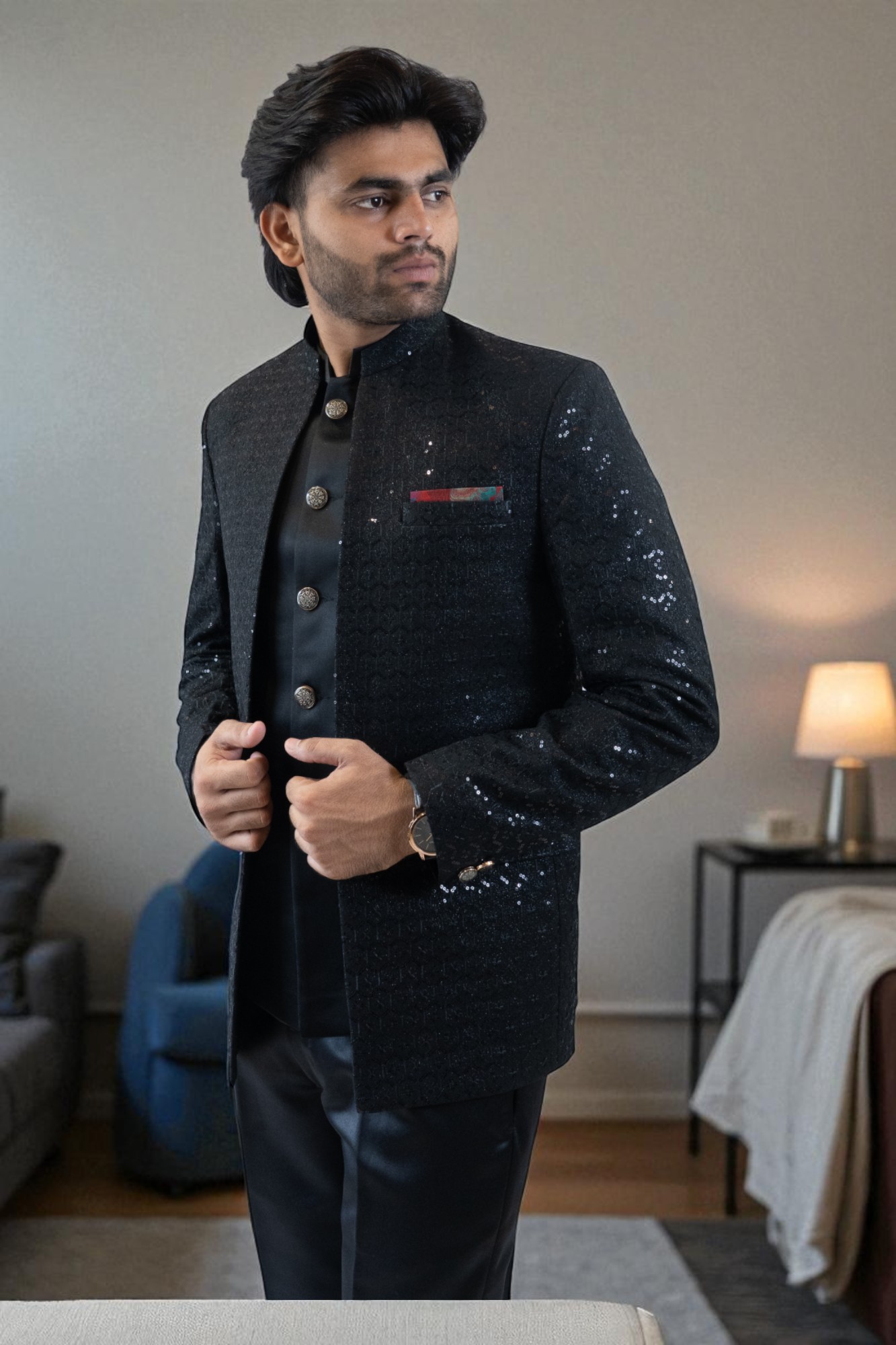 Handcrafted Jodhpuri suit