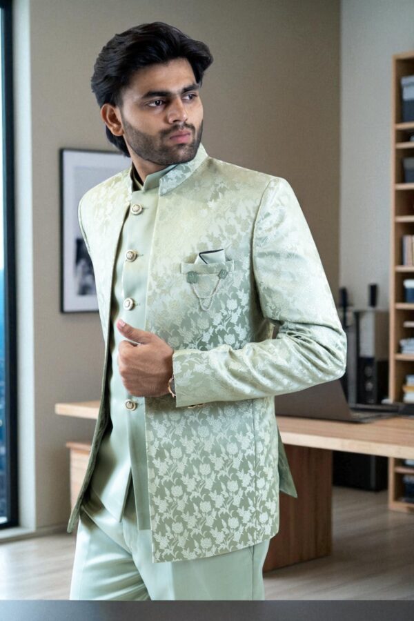 Pista Jodhpuri Suit for men - Image 3