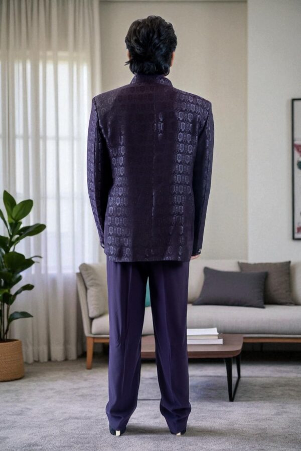 Purple Jodhpuri Suit for men - Image 4