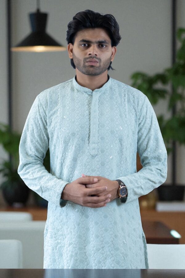 sky blue kurta pajama