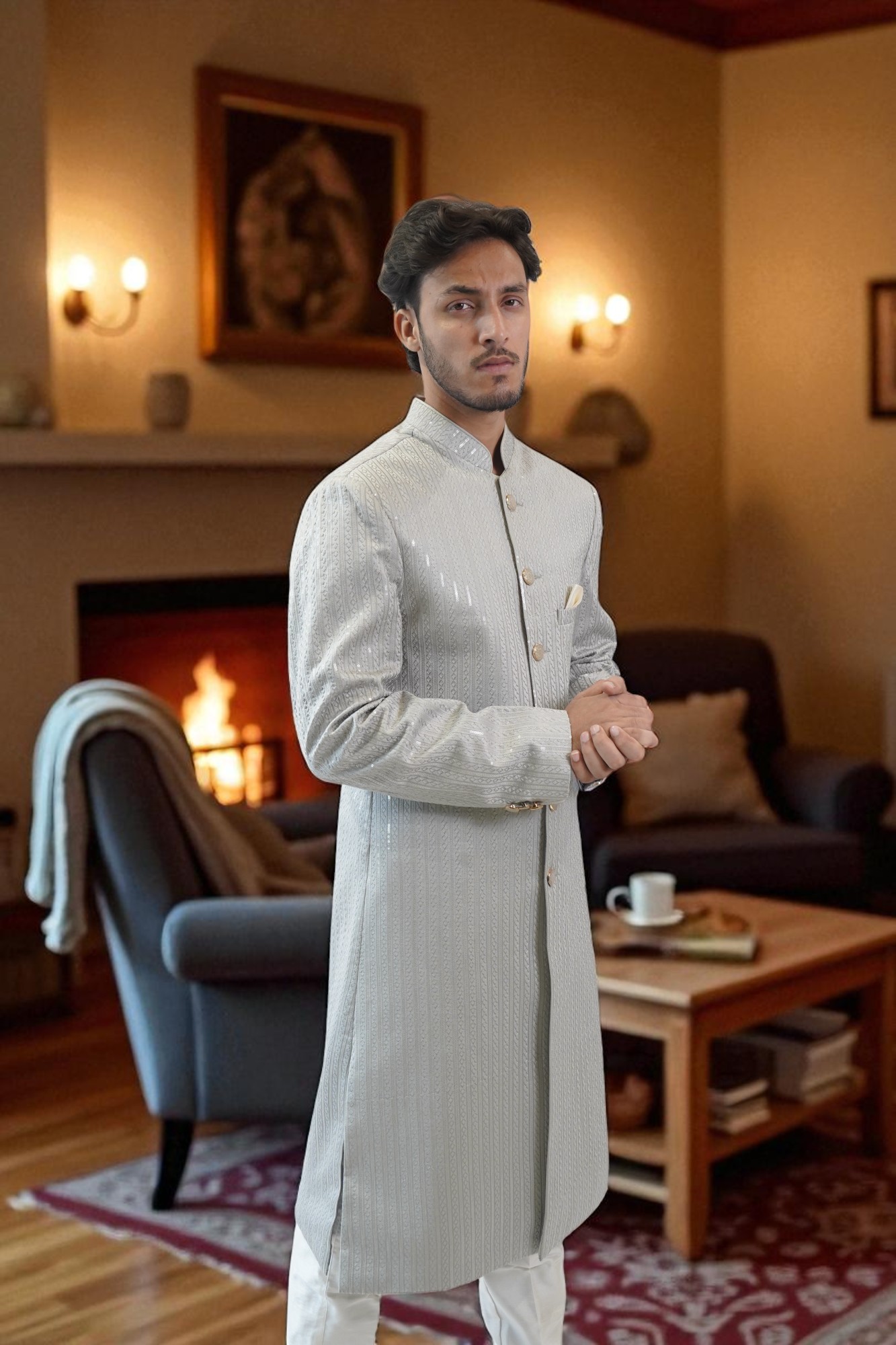 Royal Indo Western Wedding Suit