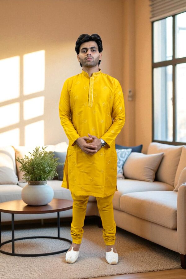Fancy Silk Kurta Pajama for men