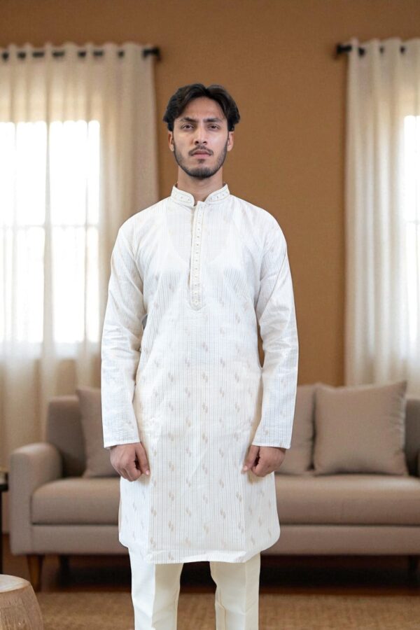 Silk Kurta for men - Image 3