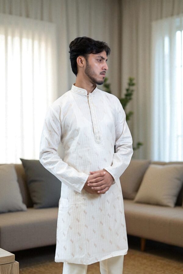 Silk Kurta for men - Image 2