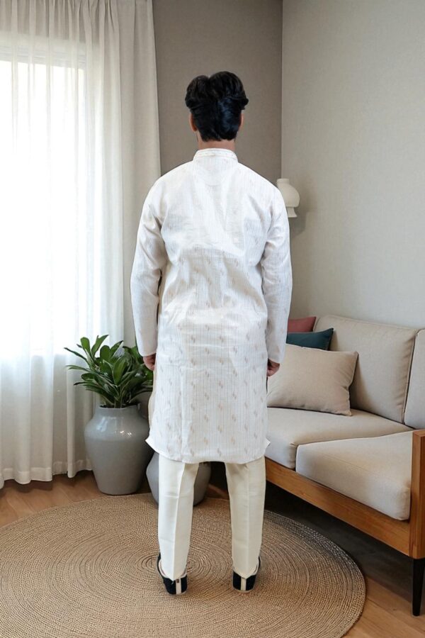 Silk Kurta for men - Image 4