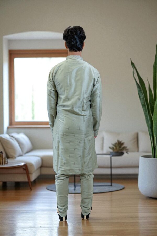 Designer Silk Kurta for men - Image 2