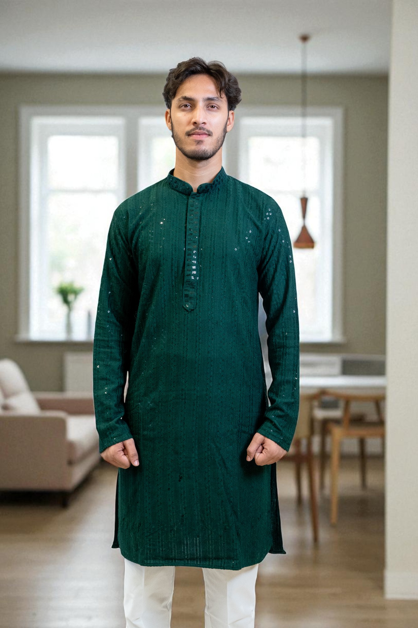 sequence kurta pajama for wedding