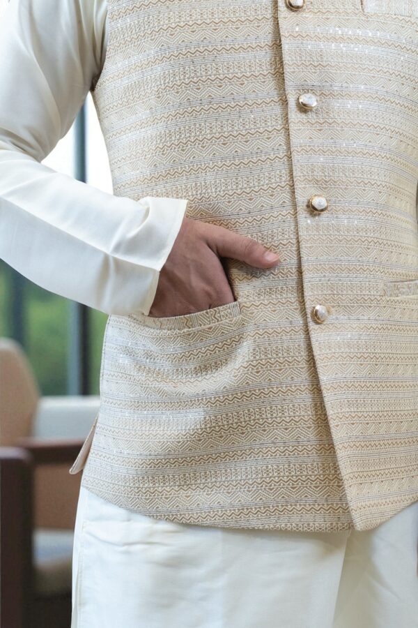 Nehru Jacket Party Outfit - Image 3