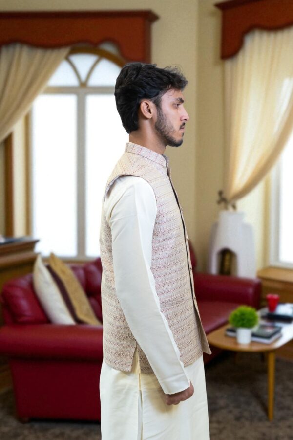 Traditional Nehru Jacket for Men - Image 3