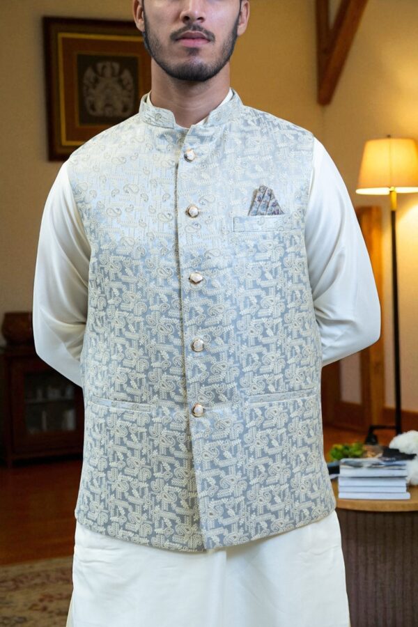 Stylish Nehru Jacket for Groom - Image 2