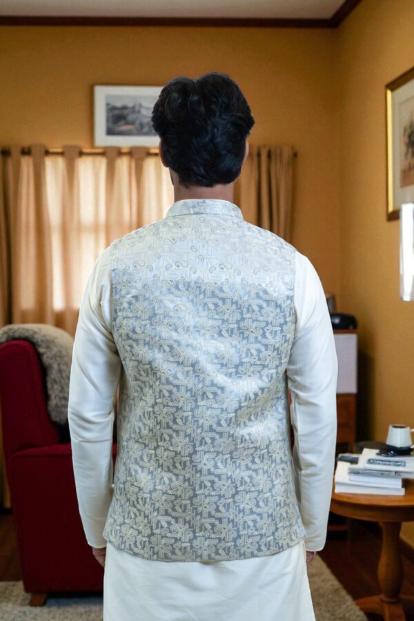 Stylish Nehru Jacket for Groom - Image 4