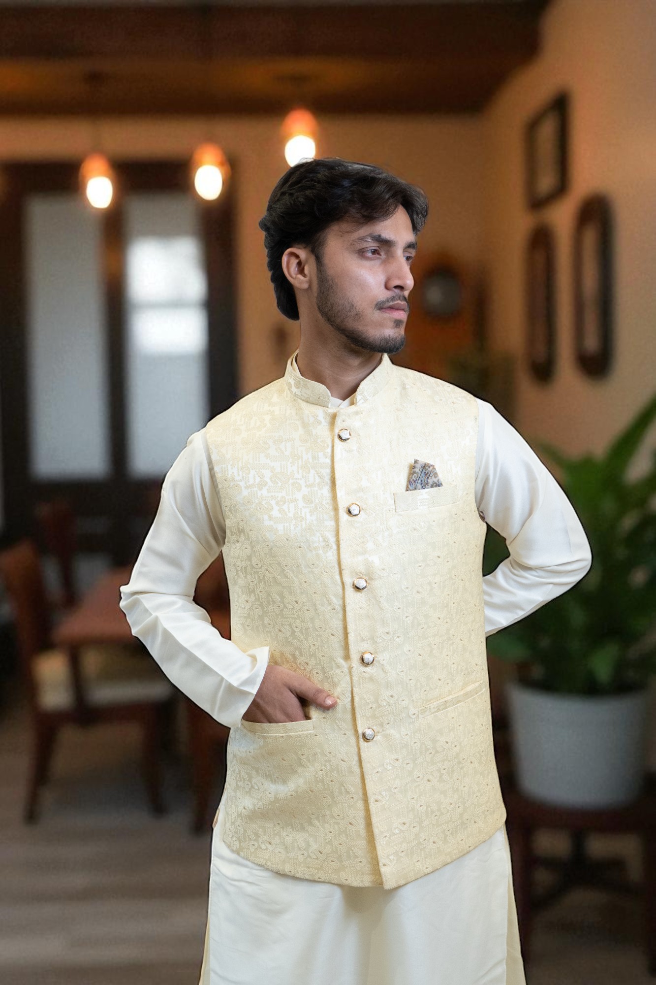 Stylish Embroidered Jacket for Men,