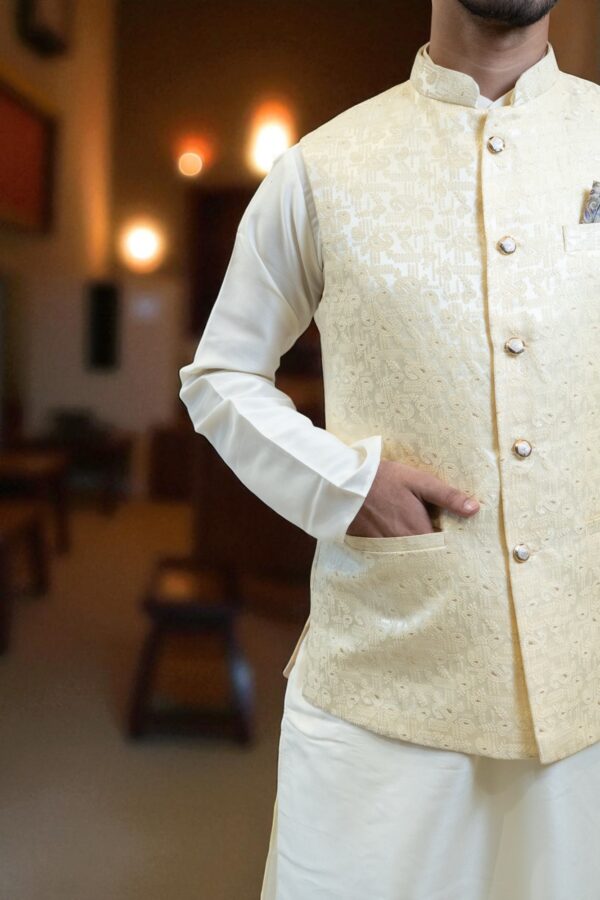 Stylish Embroidered Jacket for Men, - Image 2