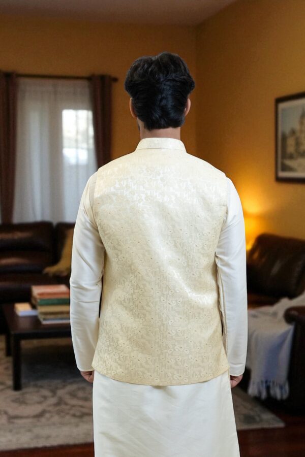 Stylish Embroidered Jacket for Men, - Image 4