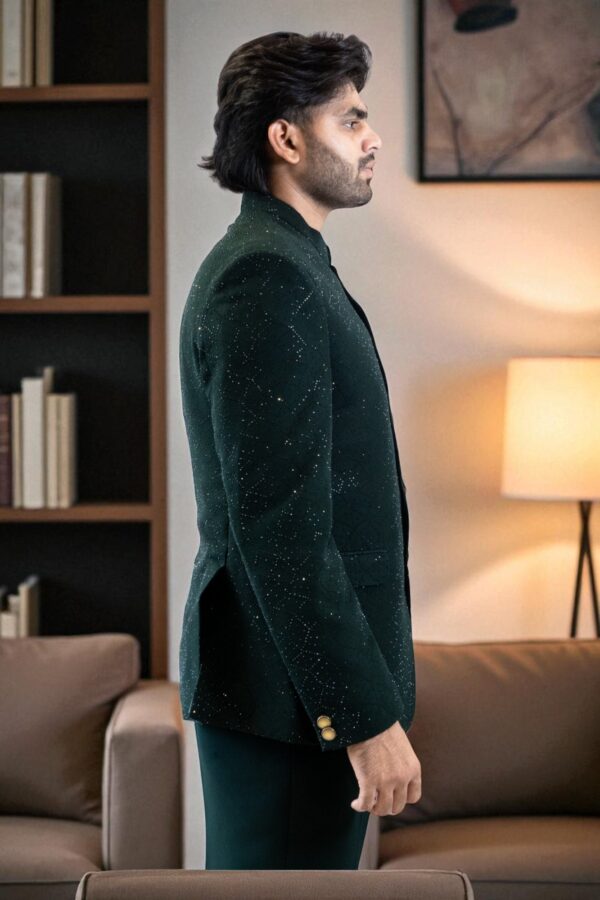 Dark Green Suiting Fabric – Stylish & Comfortable - Image 5