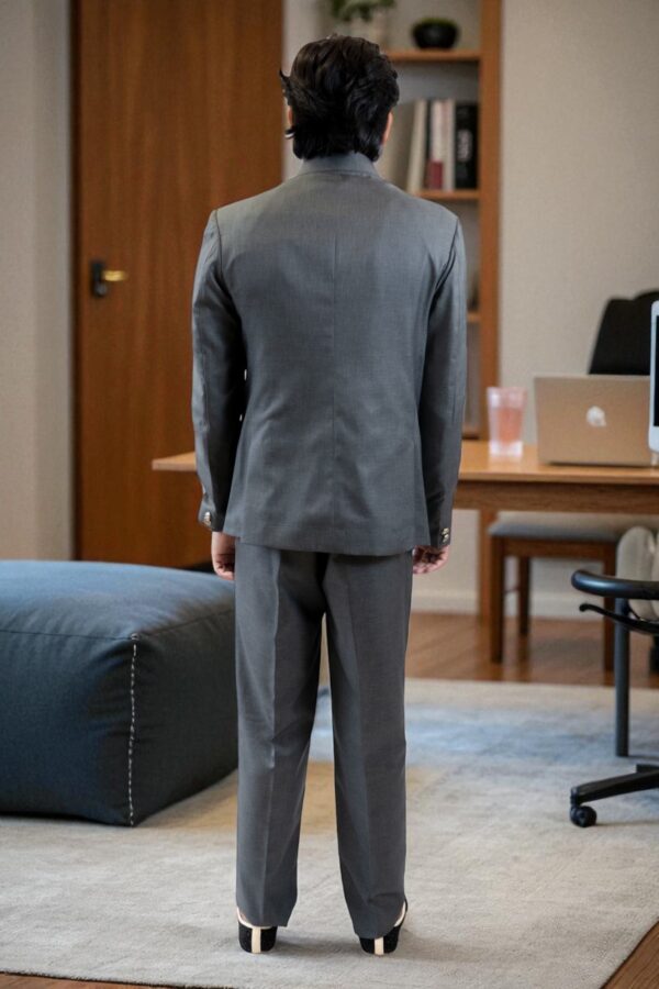 Grey Jodhpuri Suit - Image 4