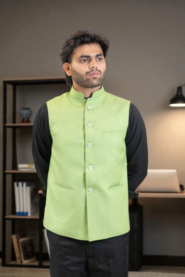 Light Green Nehru Jacket