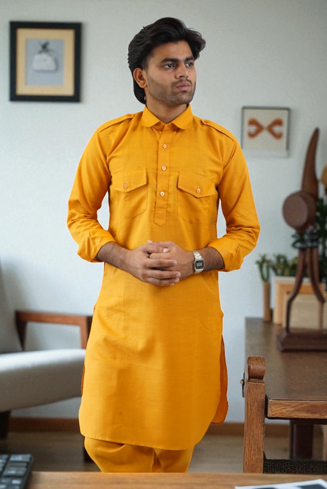 Pathani Kurta Pajama Party Wear for Men