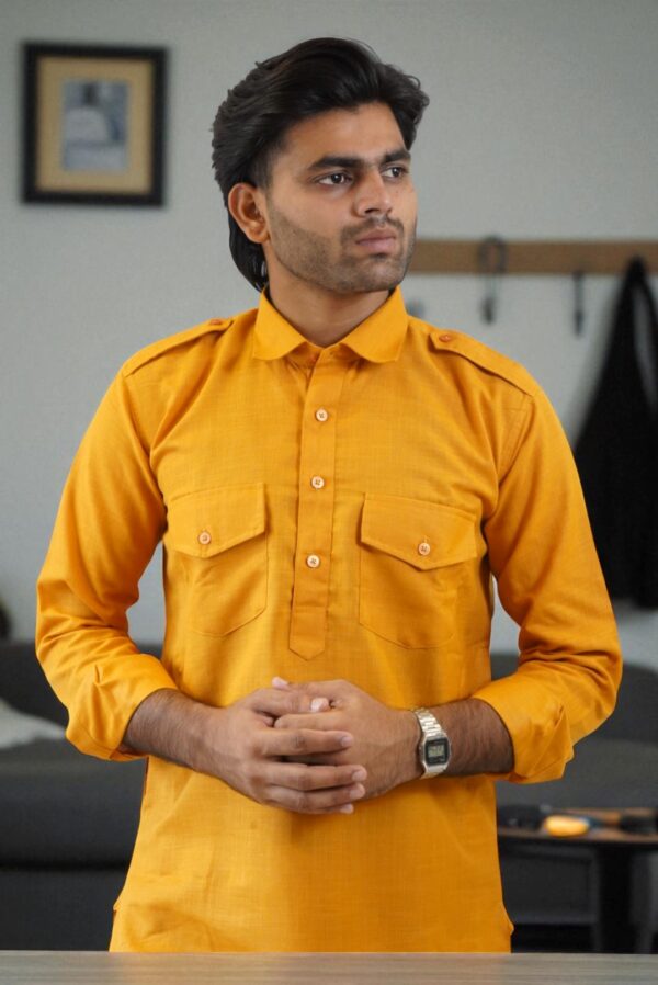 Pathani Kurta Pajama Party Wear for Men - Image 4