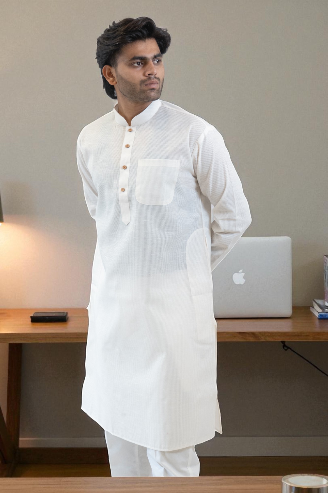 off white kurta pajama
