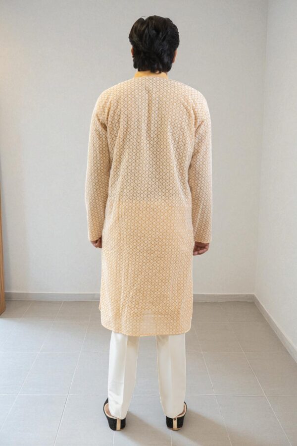 Yellow kurta pajama - Image 5