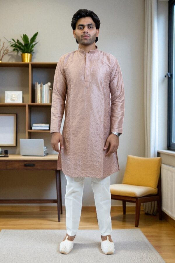 Lavender Kurta Pajama - Image 4