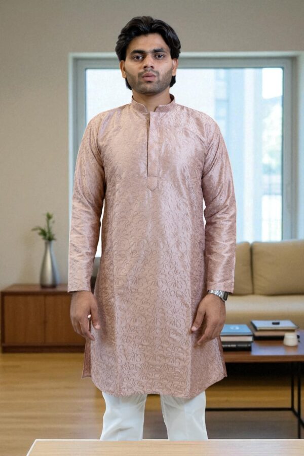 Lavender Kurta Pajama - Image 2