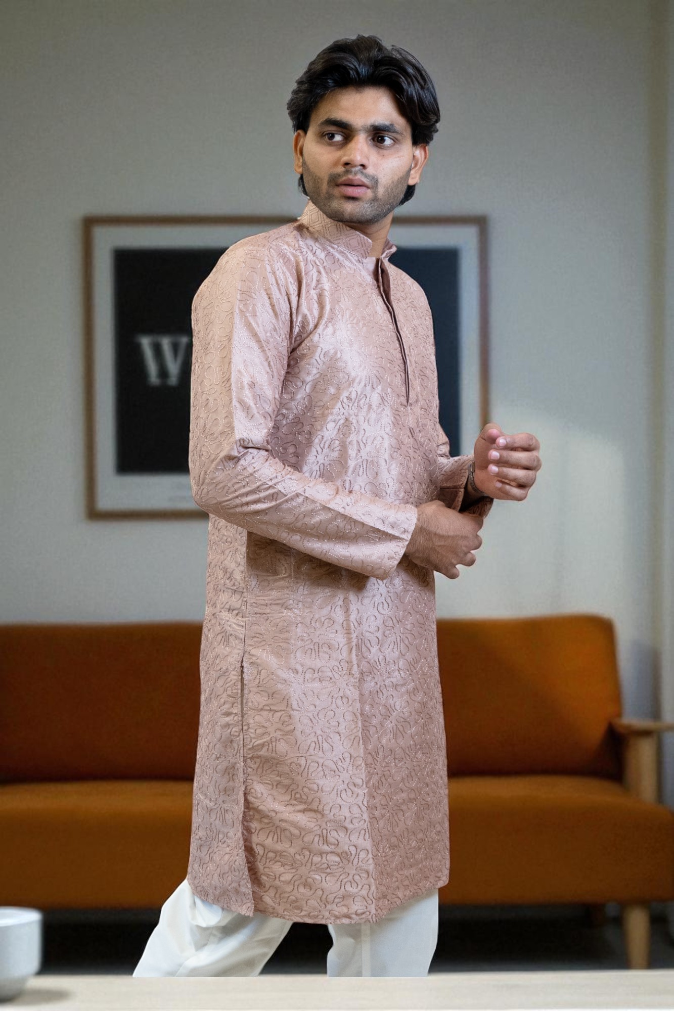 Lavender Kurta Pajama