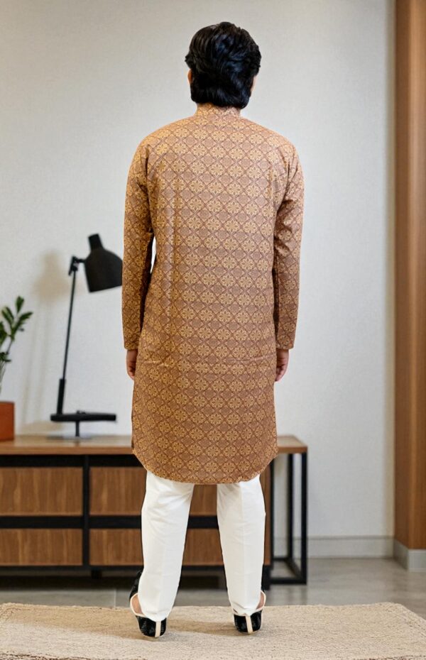 Trendy Cotton Printed Kurta Pajama – Soft, Comfortable & Perfect for Parties - Image 5