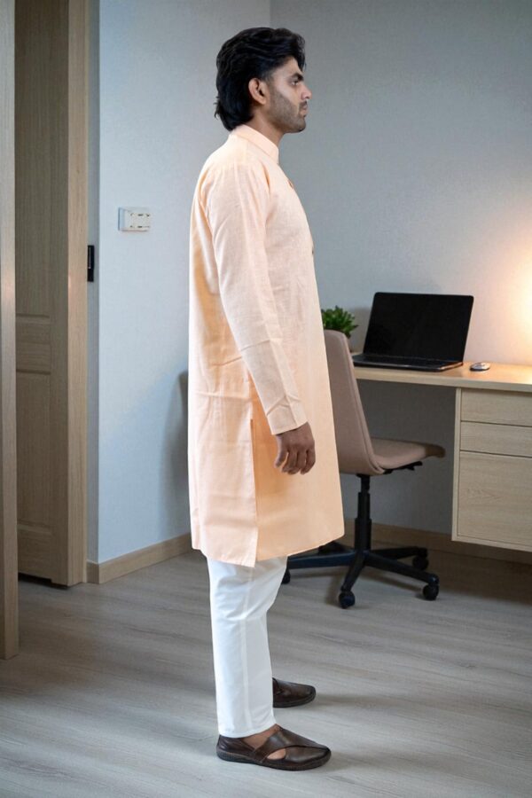 Khadi Kurta Pajama for Men – Elegant & Comfortable Ethnic Wear - Image 2