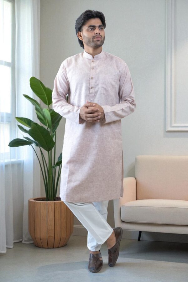 Comfortable Khadi Kurta Pajama for Daily Wear - Image 5