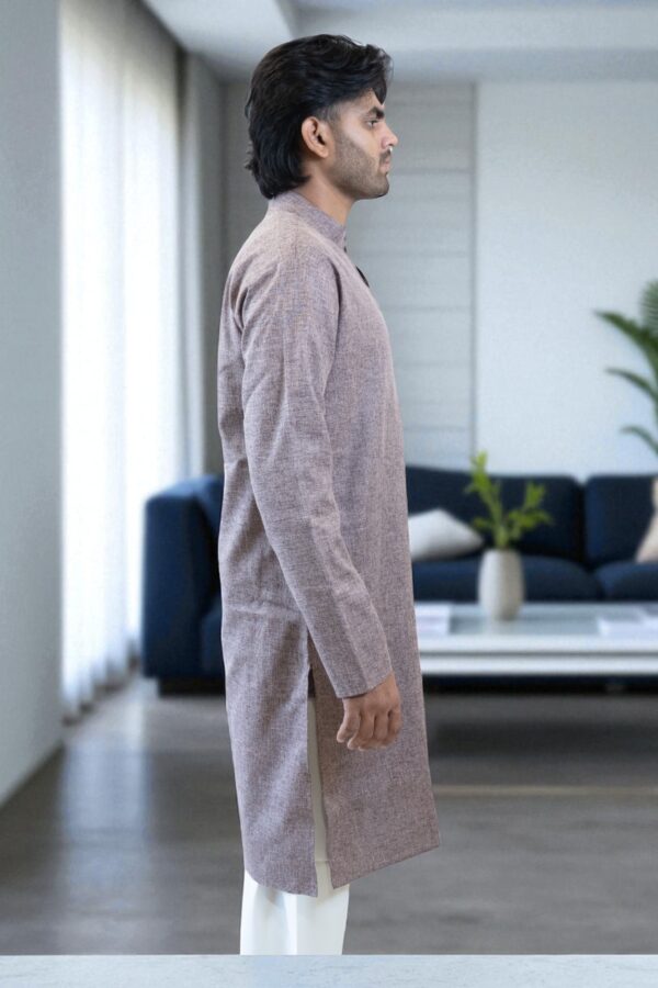 Khadi Kurta Pajama for Summer Wear - Image 5