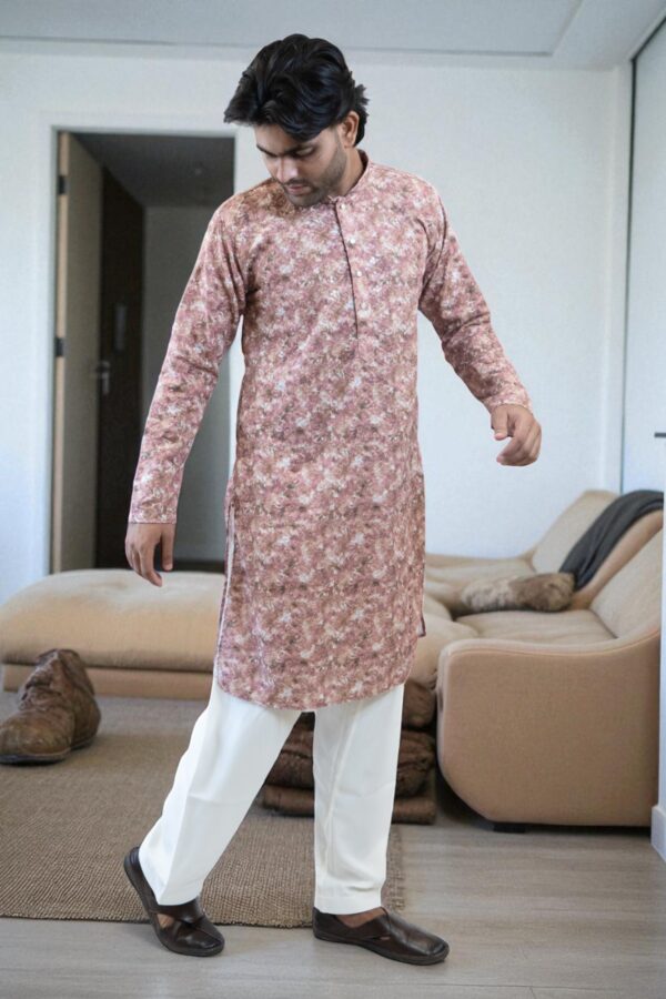 Multi-Color Cotton Kurta Pajama – Stylish, Comfortable & Trendy - Image 4