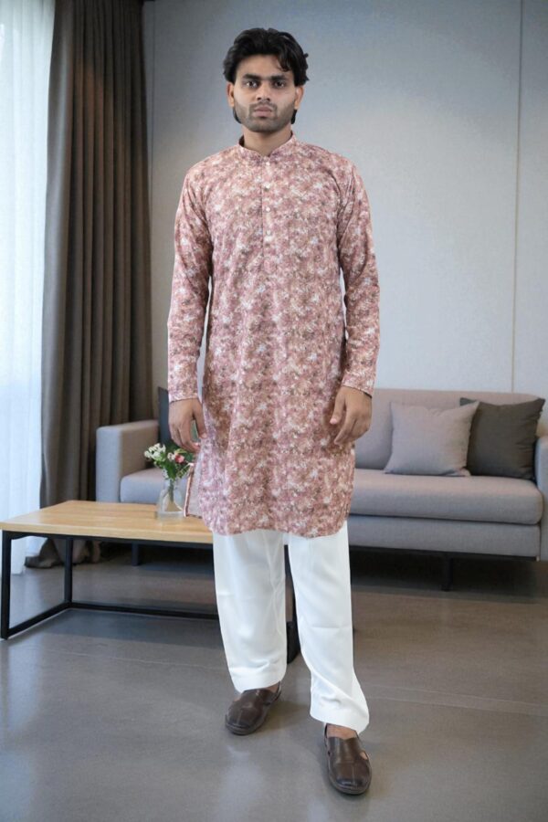 Multi-Color Cotton Kurta Pajama – Stylish, Comfortable & Trendy - Image 2