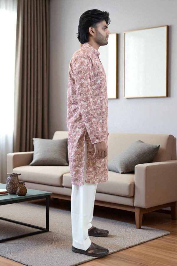 Multi-Color Cotton Kurta Pajama – Stylish, Comfortable & Trendy - Image 3