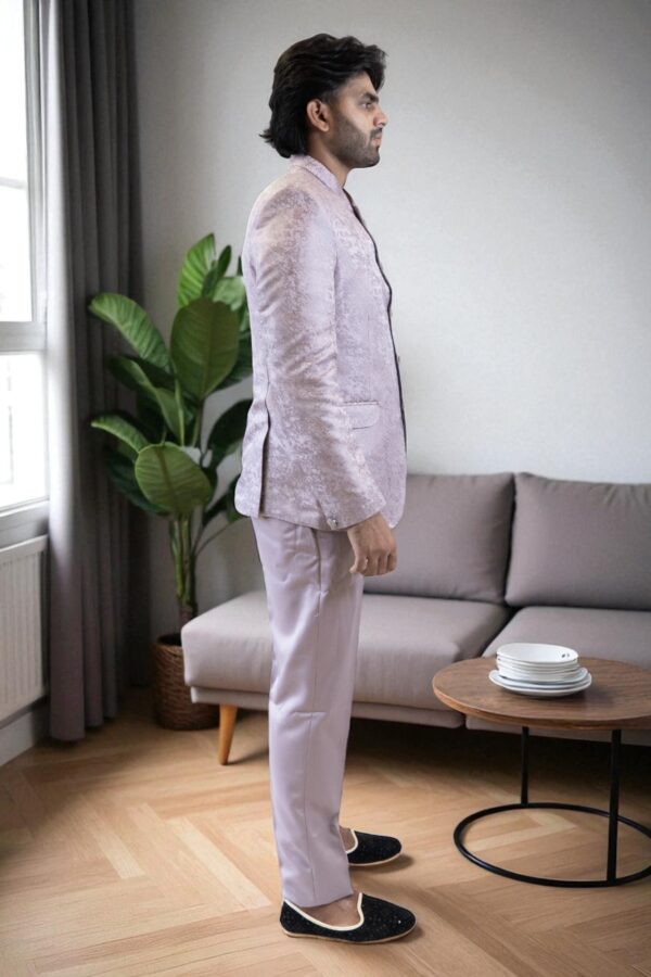 Lavender Jodhpuri Suit – Comfortable & Stylish - Image 5