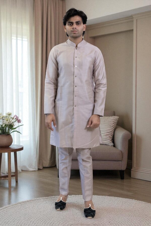 Indo Western Shrug Style Dress for Men – Sequin Design - Image 2