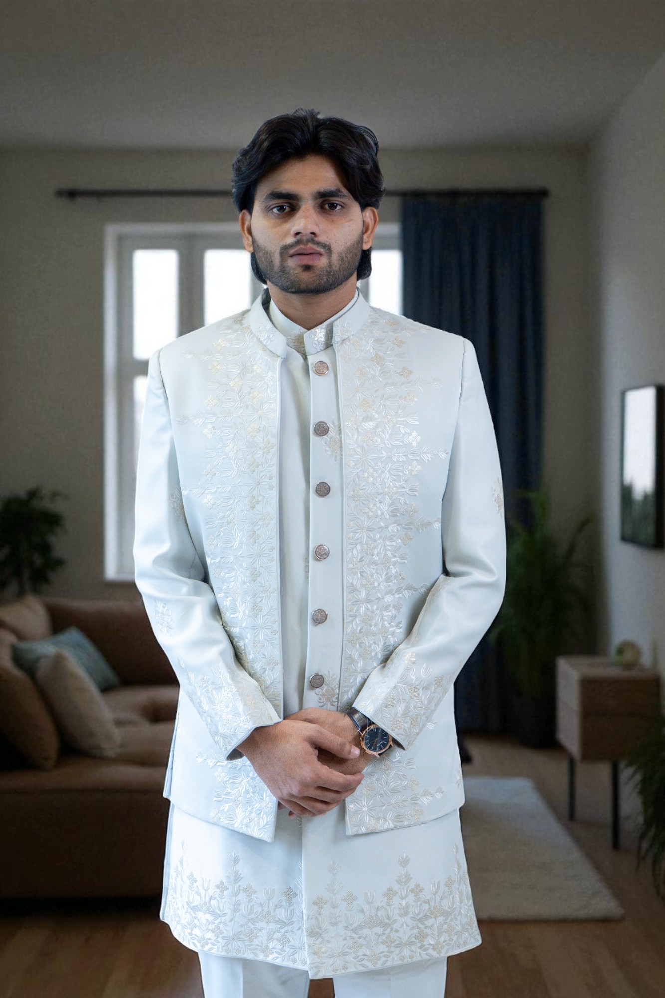 Grey Indo-Western Suit – Stylish, Comfortable & Trending