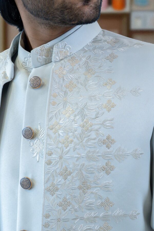 Grey Indo-Western Suit – Stylish, Comfortable & Trending - Image 3