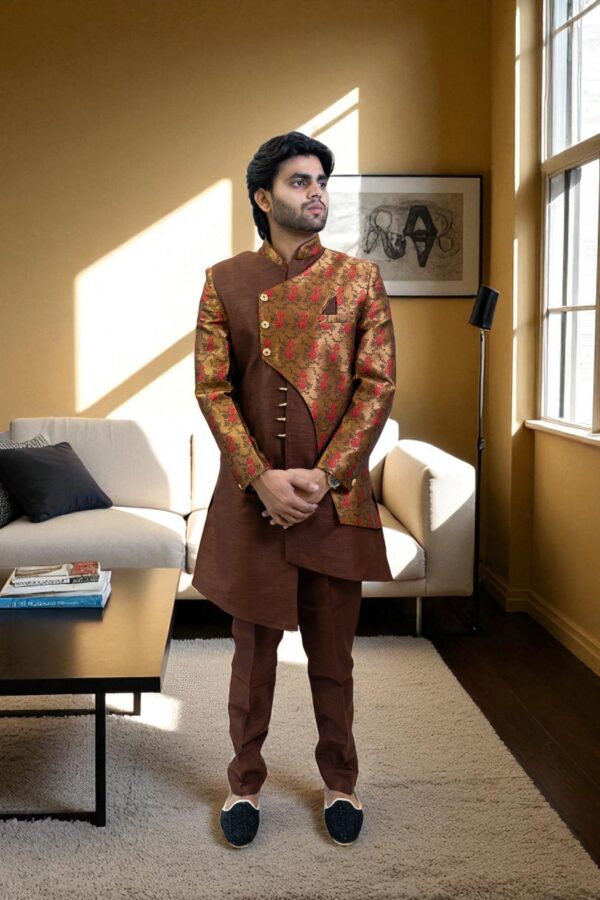 Redefining Men’s Indo-Western Fashion – Elegant Party & Wedding Wear - Image 4