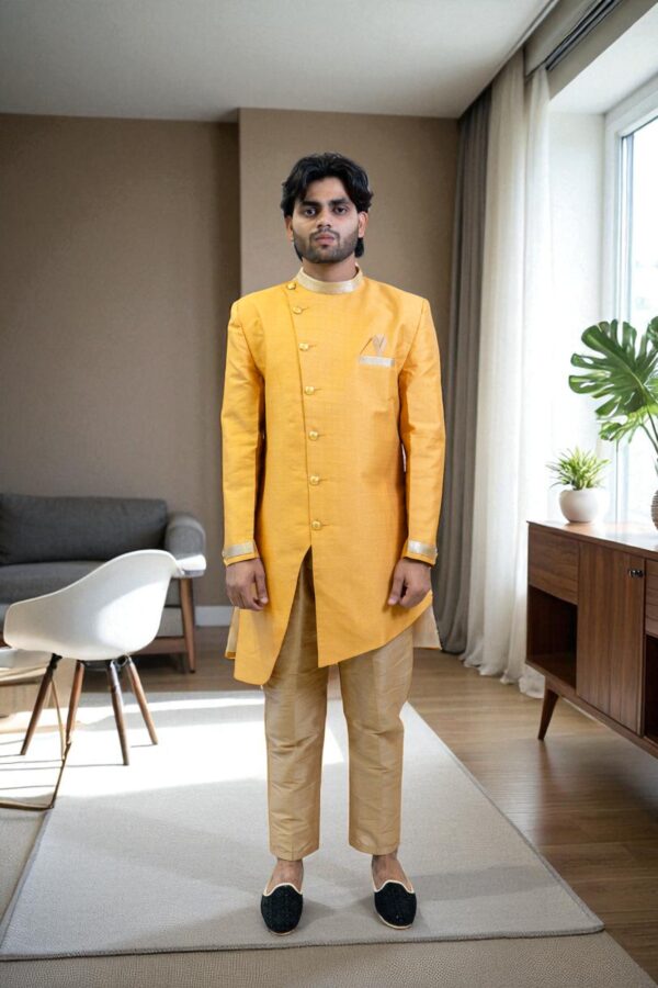Band Gala Indo Western Suit for Men – Stylish Occasion Wear - Image 4