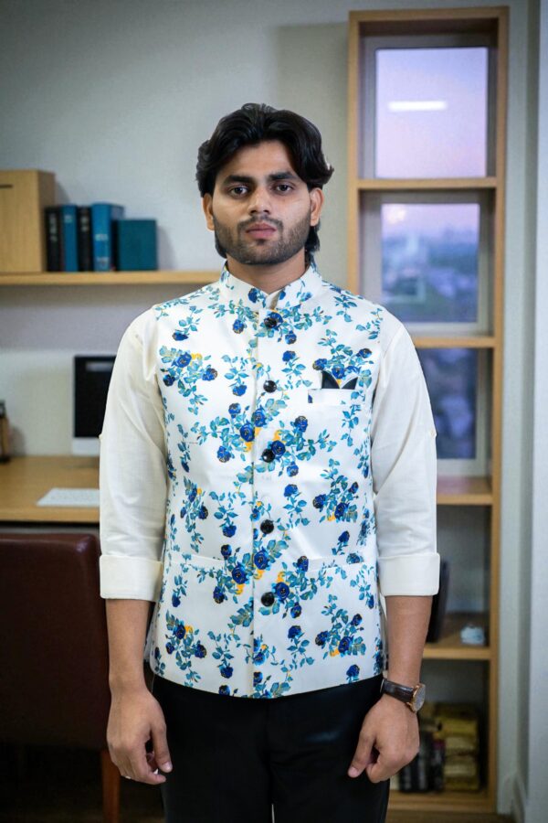 Designer Casual Ethnic Wear with Floral Pattern – Stylish & Modern