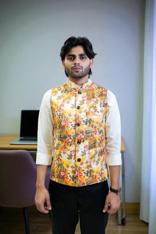Luxury Men’s Festive Jacket – Elegant & Stylish - Image 2