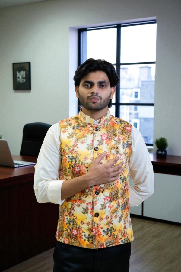 Luxury Men’s Festive Jacket – Elegant & Stylish - Image 4