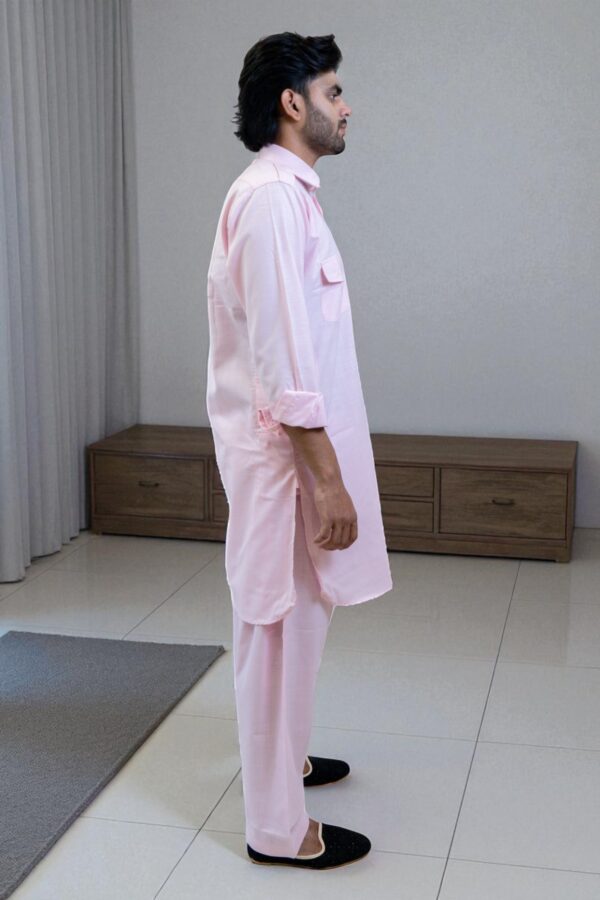 Pink Pathani Kurta - Image 6