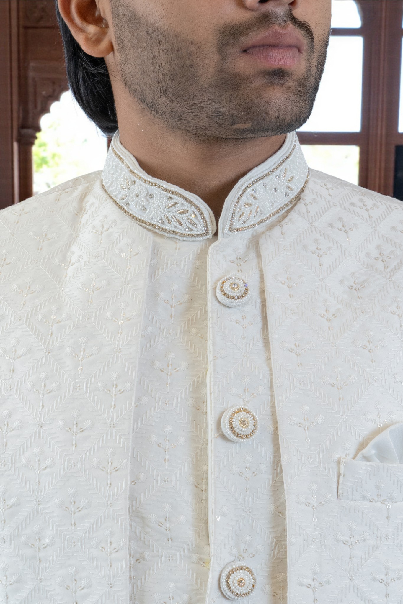 Sherwani for Men with Elegant Embroidery – Premium Comfort & Style - Image 4