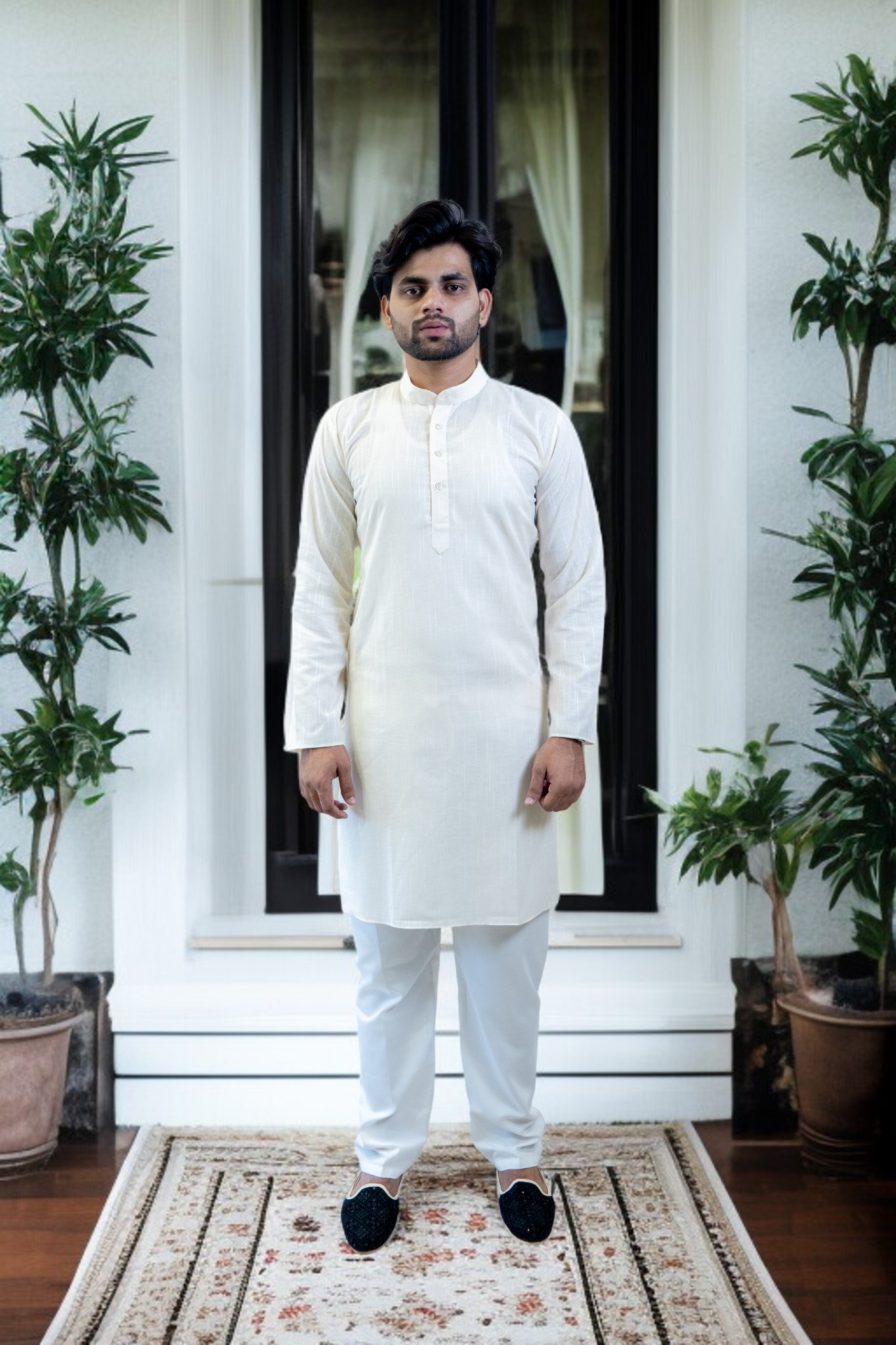 White Kurta Pajama – Pure Comfort for Everyday Wear - Image 3