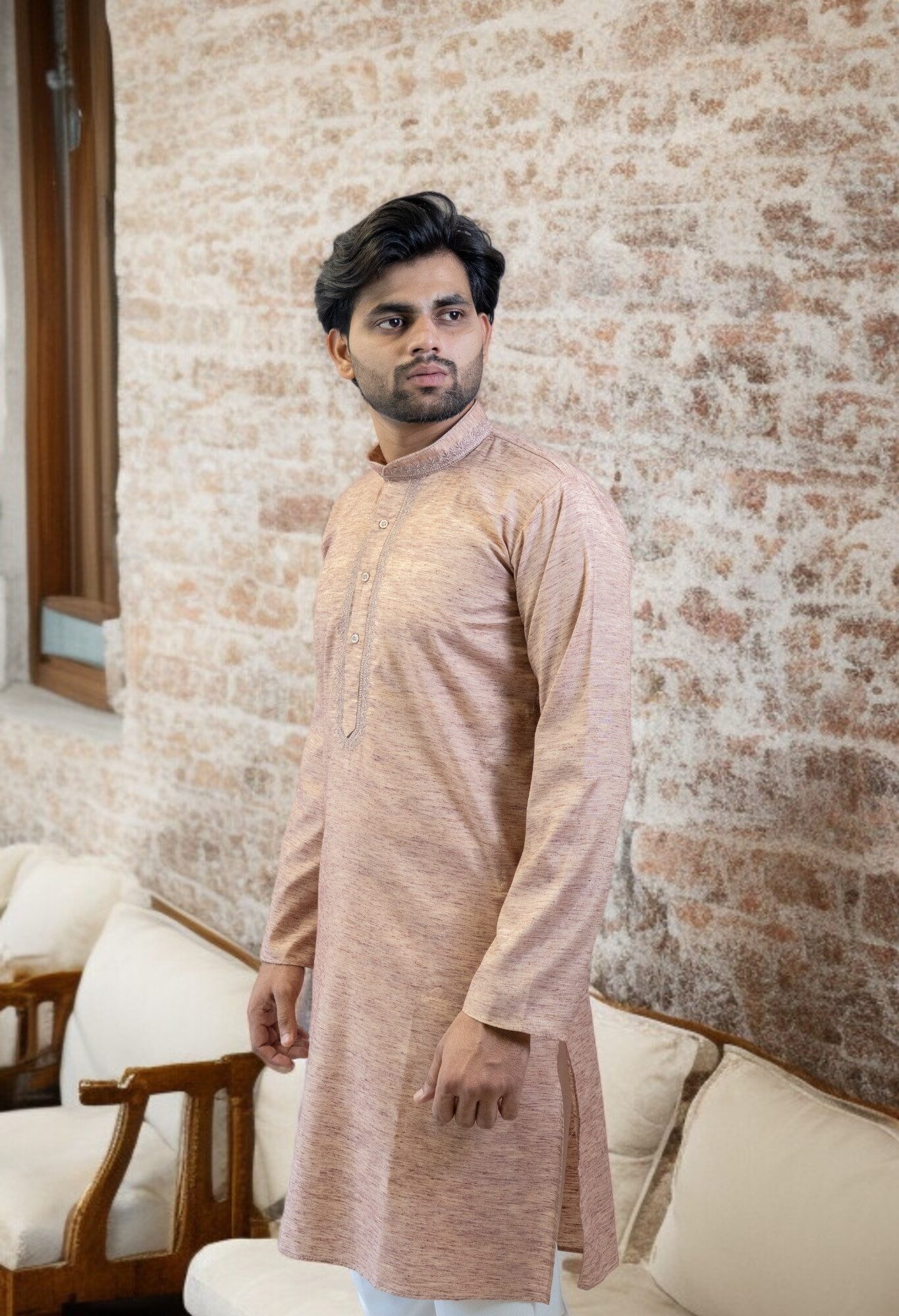Beach Color Kurta Pajama for Men